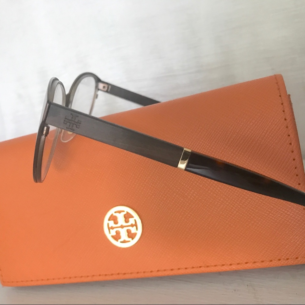 Tory Burch cat eye glasses dark bronze and brown - Picture 5 of 8